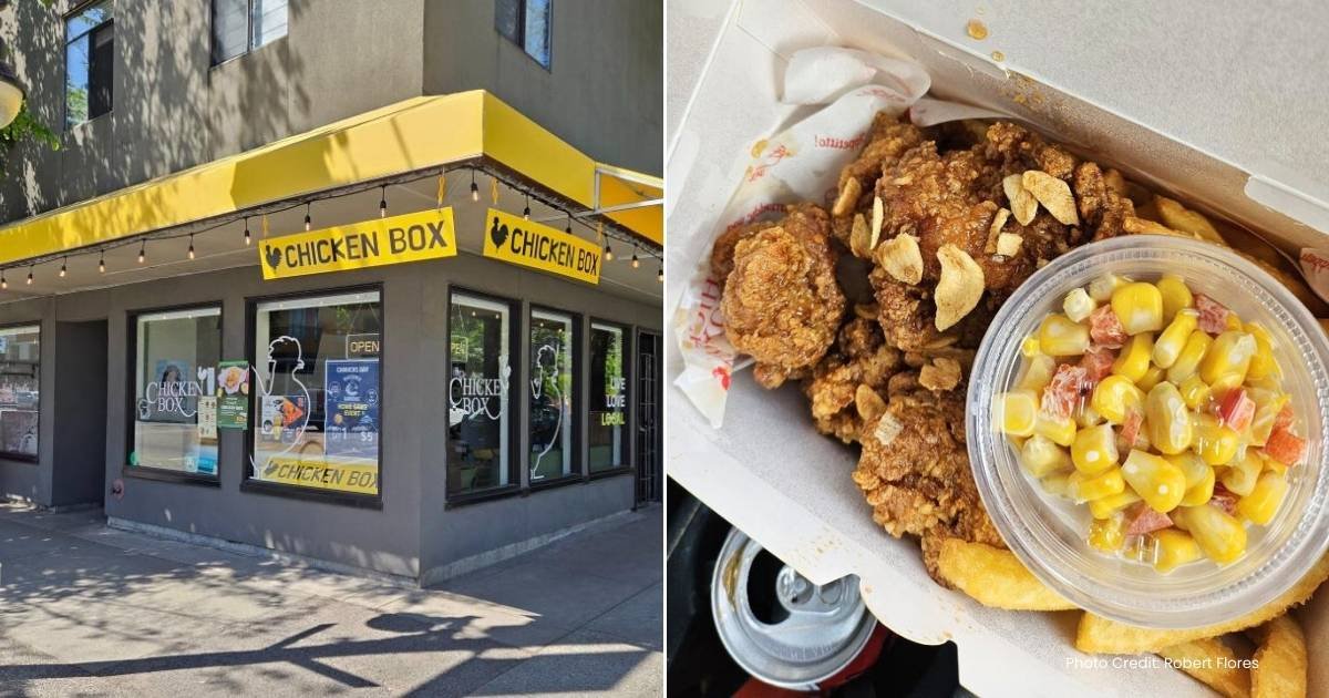 Daily Lunch Special with Korean style Fried Chicken at Chicken Box