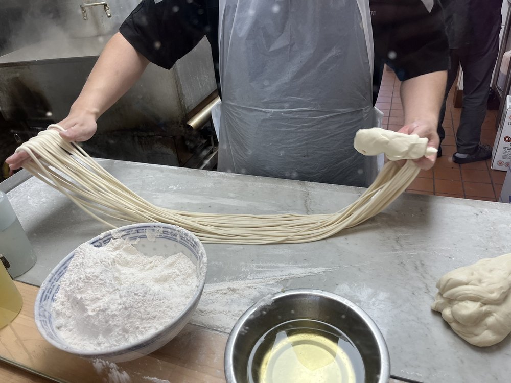 lanzhou beef noodle handmade noodles